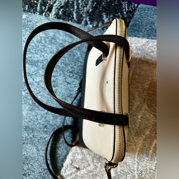 Kate Spade Cedar Street Maise Medium Beige/Black Crossbody - Picture 8 of 15